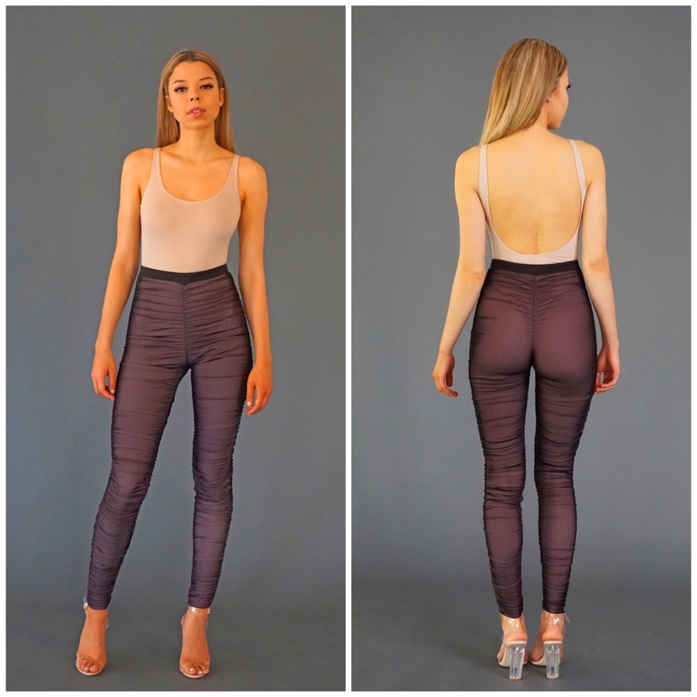 Kim Kardashian inspired ruched pants/leggings